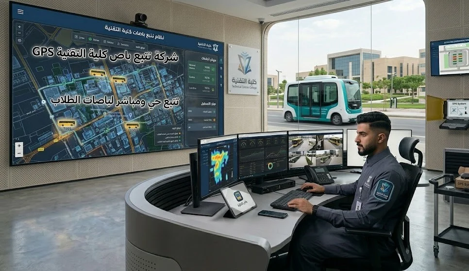 تتبع باص كلية التقنية GPS