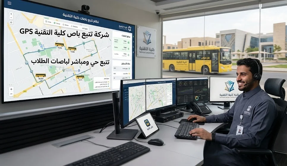 تتبع باص كلية التقنية GPS