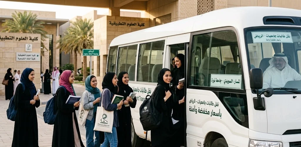 نقل طالبات جامعيات بالرياض رخيص