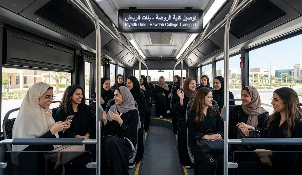 نقل طالبات من الروضة الرياض