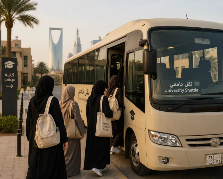 نقل طالبات من الروضة الرياض